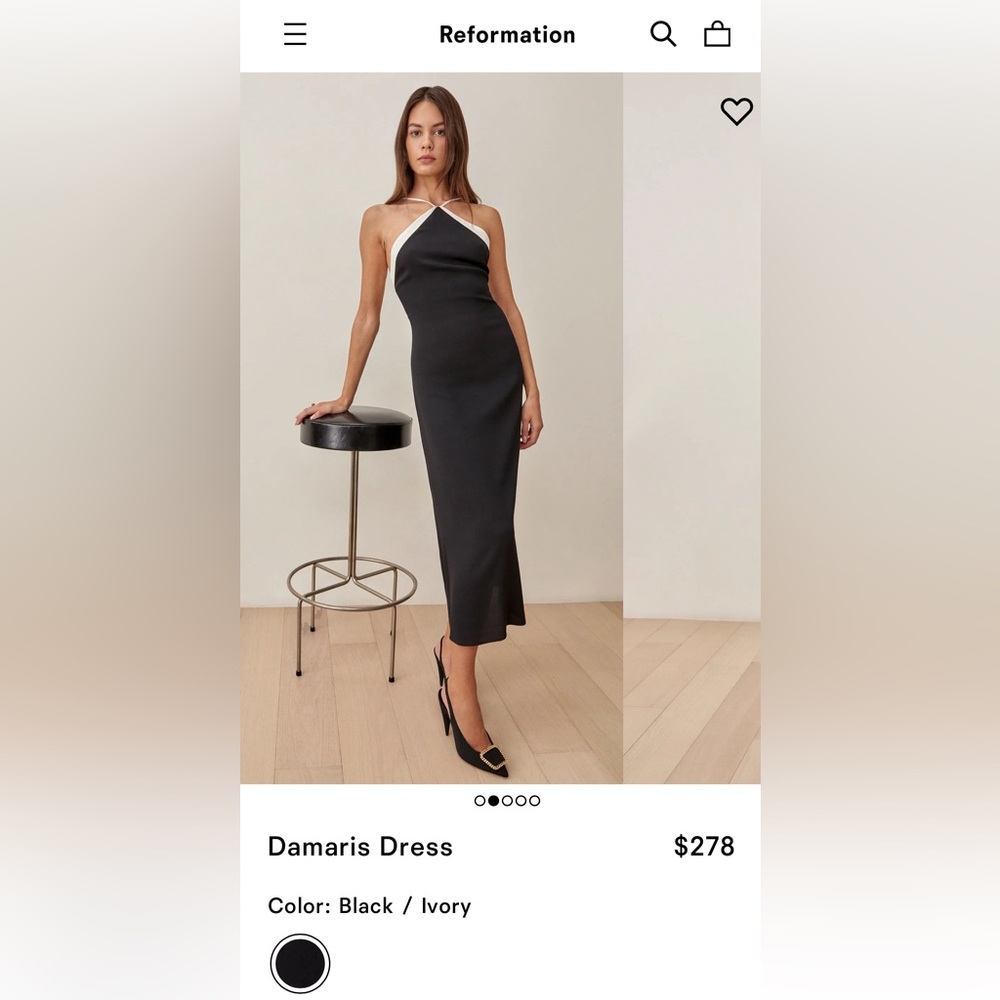 NWT Reformation Damaris Dress